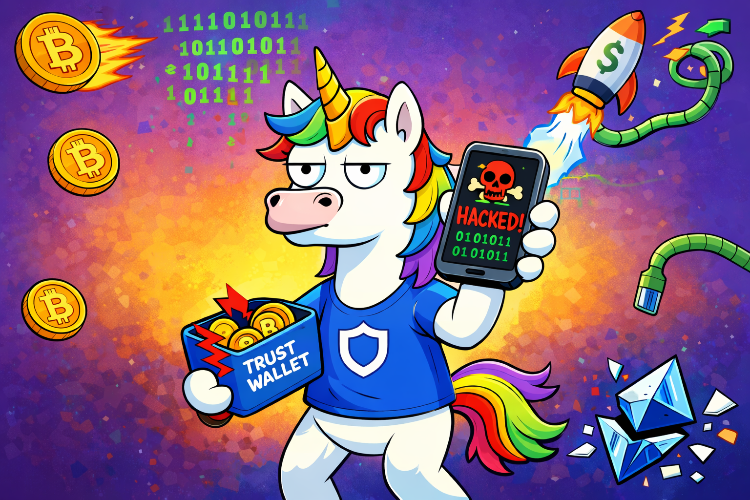 Trust Wallet hack Chrome extension